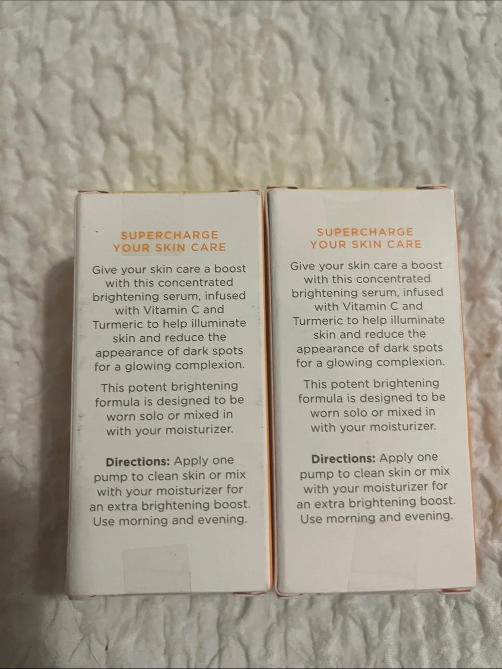 NWT Burt’s Bees Brightening Serums
